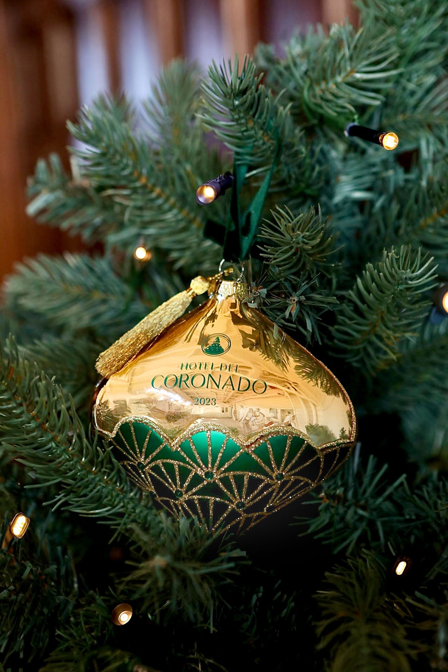 Back of 2023 Collector's Ornament