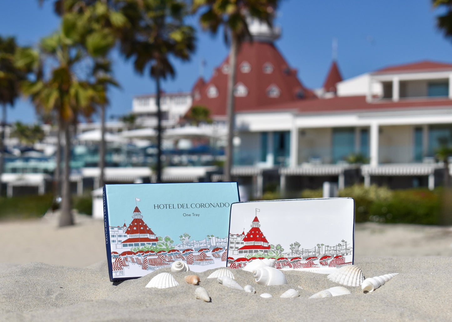 Hotel del Coronado Custom Beach Tray/Valet