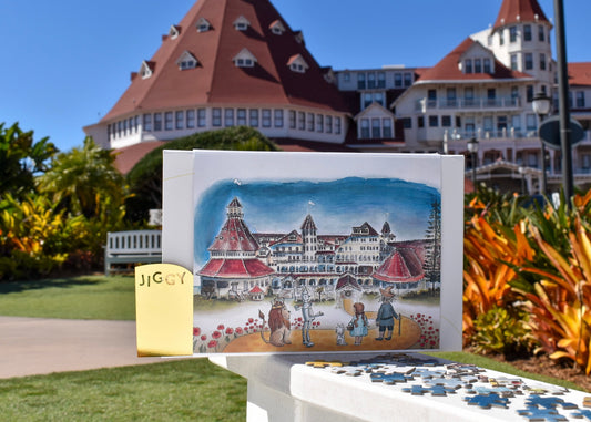 Hotel del Coronado X Jiggy Puzzles - Wizard of Oz