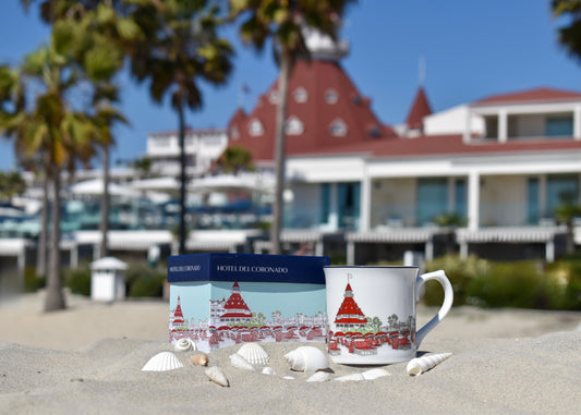 Hotel del Coronado - Custom Boxed Beach Mug